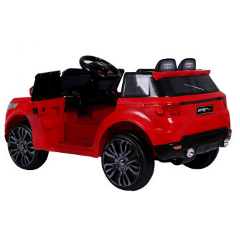 Autko Start Run na akumulator Czerwony SUV + Pilot + Funkcje bezpieczeństwa